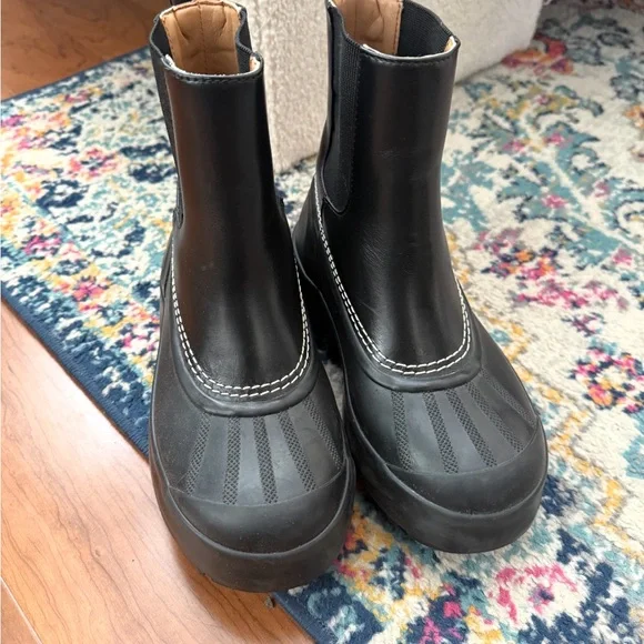 Proenza Schouler x Sorel Black Chelsea Rain Boot - Picture 3 of 5